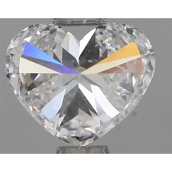0.70 Carat Heart Loose Diamond, F, VS2, Ideal, GIA Certified