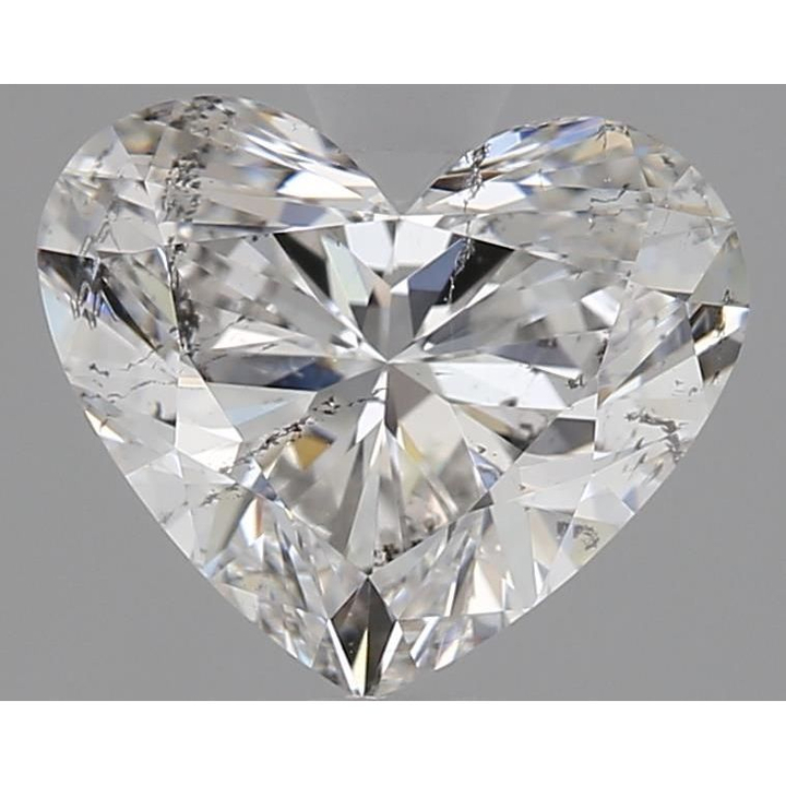 1.50 Carat Heart Loose Diamond, F, SI2, Ideal, GIA Certified | Thumbnail