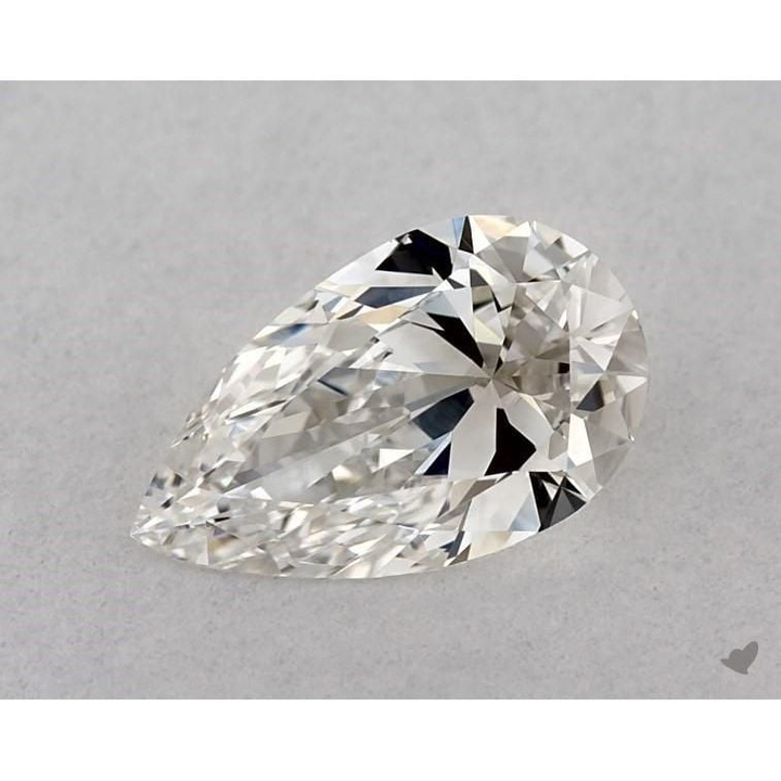 0.40 Carat Pear Loose Diamond, H, VVS2, Super Ideal, GIA Certified