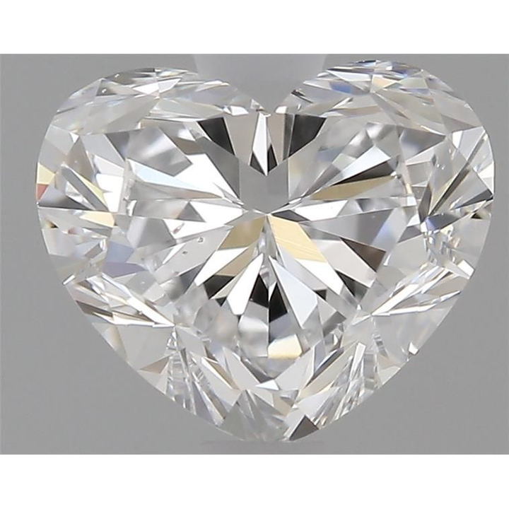 0.90 Carat Heart Loose Diamond, D, VS2, Ideal, GIA Certified | Thumbnail