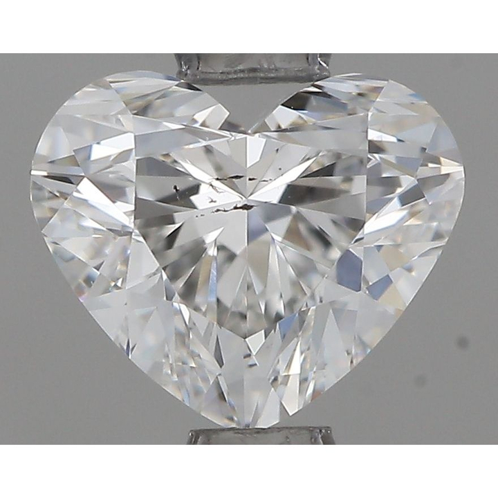 0.71 Carat Heart Loose Diamond, F, SI1, Ideal, GIA Certified | Thumbnail
