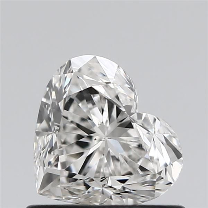 0.72 Carat Heart Loose Diamond, H, VS1, Super Ideal, GIA Certified | Thumbnail