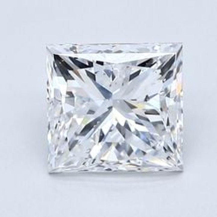 2.00 Carat Princess Loose Diamond, D, SI1, Excellent, GIA Certified | Thumbnail
