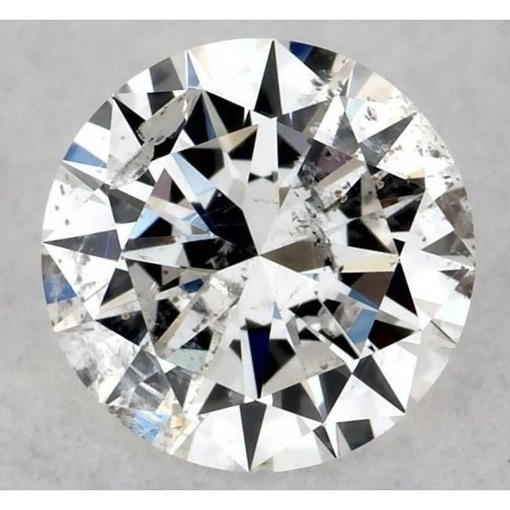 0.45 Carat Round Loose Diamond, E, I1, Good, GIA Certified