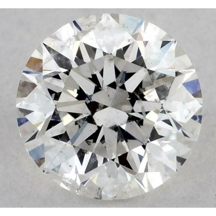 0.40 Carat Round Loose Diamond, F, I1, Excellent, GIA Certified | Thumbnail