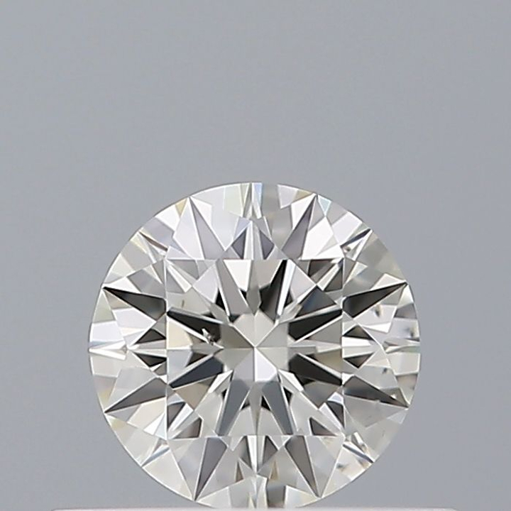 0.30 Carat Round Loose Diamond, J, VS2, Super Ideal, GIA Certified