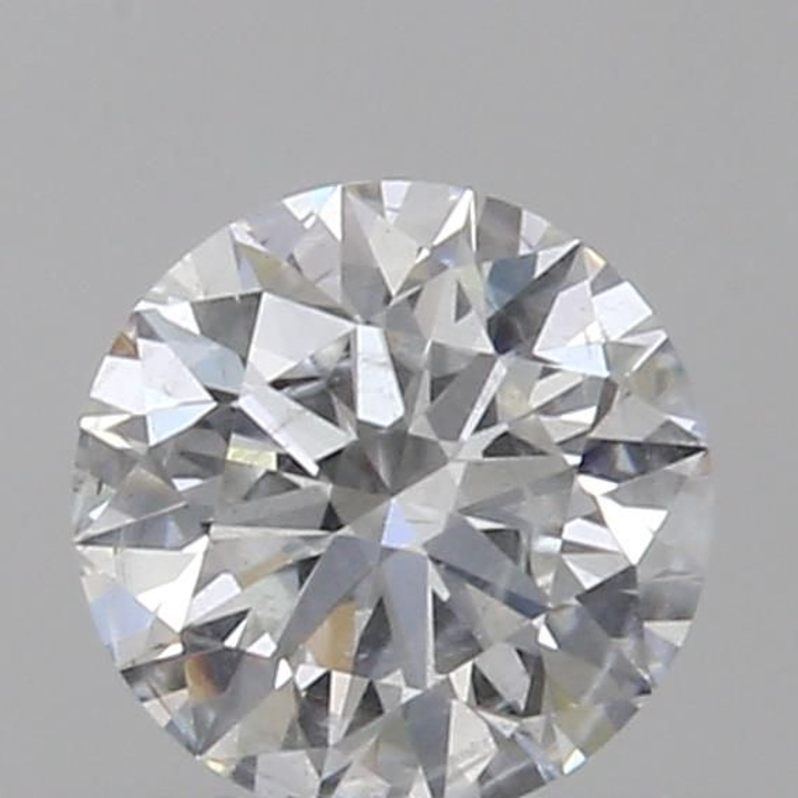 0.31 Carat Round Loose Diamond, F, I1, Super Ideal, GIA Certified