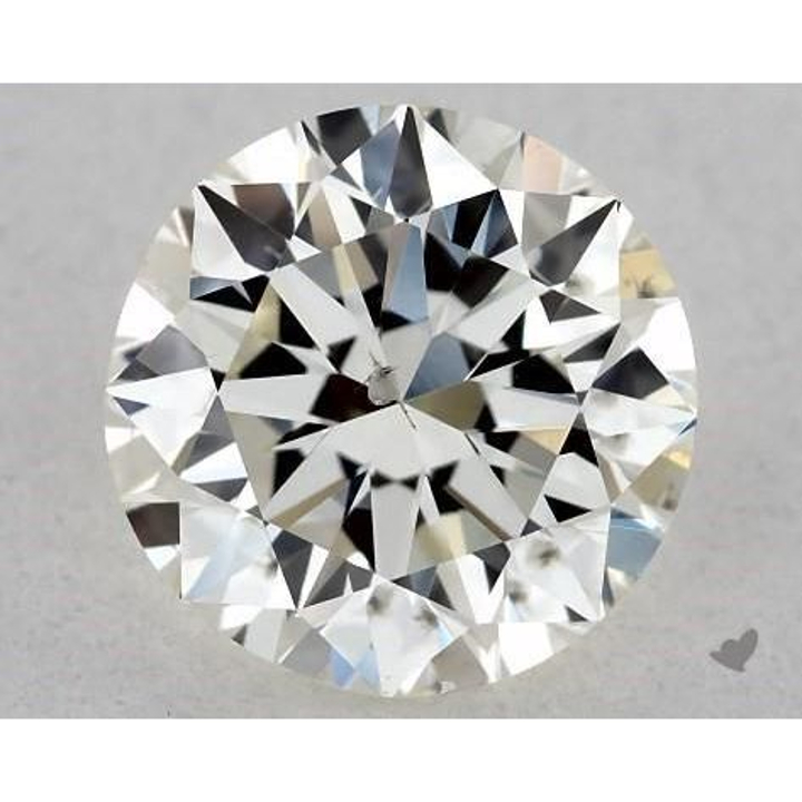 0.90 Carat Round Loose Diamond, L, SI2, Excellent, GIA Certified | Thumbnail