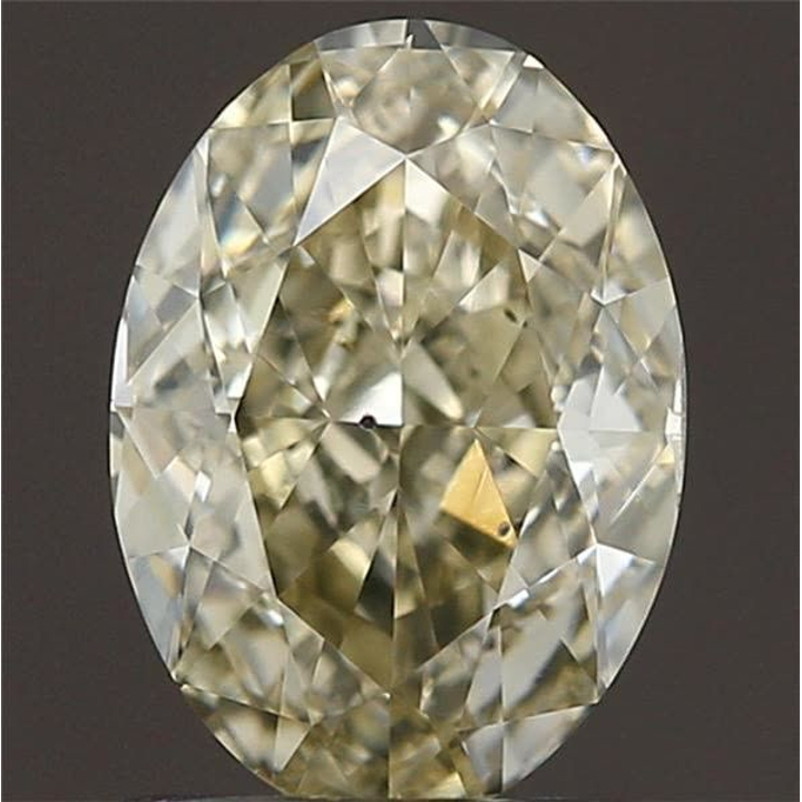 1.21 Carat Oval Loose Diamond, Fancy Yellow, SI1, Super Ideal, GIA Certified