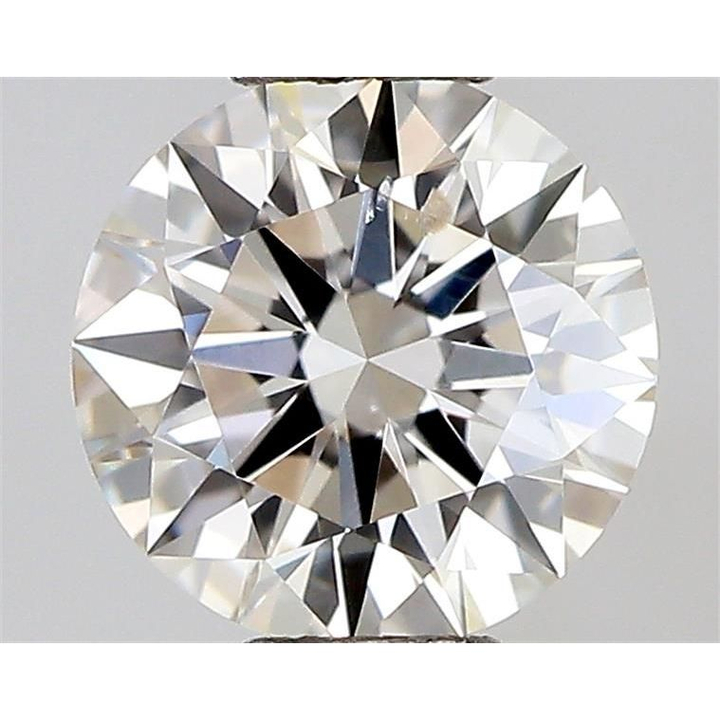 0.34 Carat Round Loose Diamond, H, SI1, Super Ideal, GIA Certified
