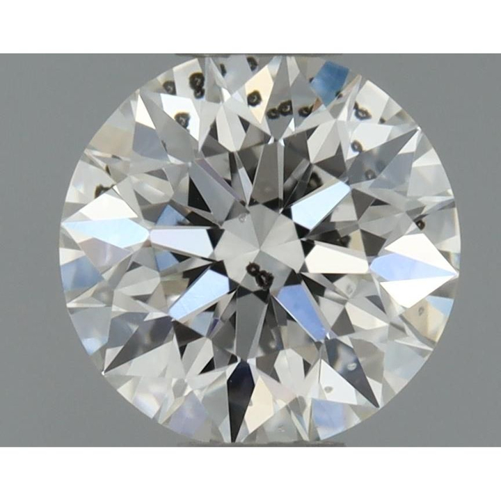 0.42 Carat Round Loose Diamond, F, SI2, Super Ideal, GIA Certified