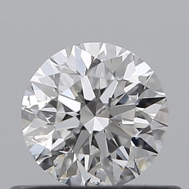 0.46 Carat Round Loose Diamond, F, SI2, Super Ideal, GIA Certified | Thumbnail