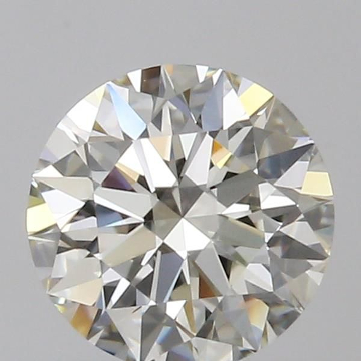 0.43 Carat Round Loose Diamond, K, VVS2, Super Ideal, GIA Certified