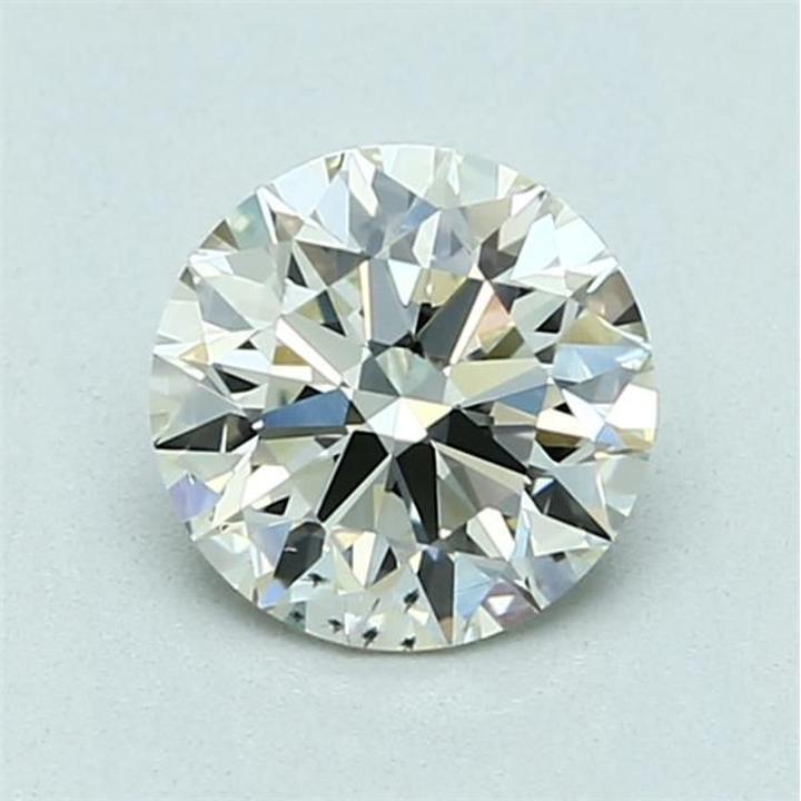 1.09 Carat Round Loose Diamond, L, SI1, Super Ideal, GIA Certified
