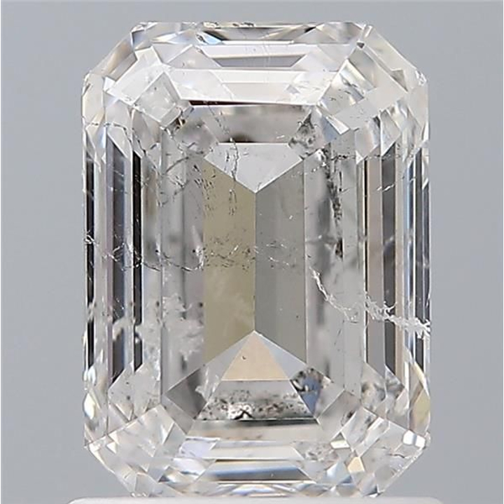 1.22 Carat Emerald Loose Diamond, G, I2, Ideal, GIA Certified | Thumbnail
