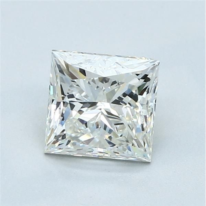1.71 Carat Princess Loose Diamond, J, VS2, Ideal, GIA Certified | Thumbnail