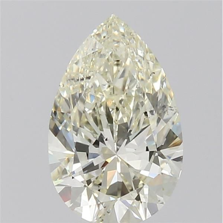 0.90 Carat Pear Loose Diamond, L, SI2, Ideal, GIA Certified | Thumbnail