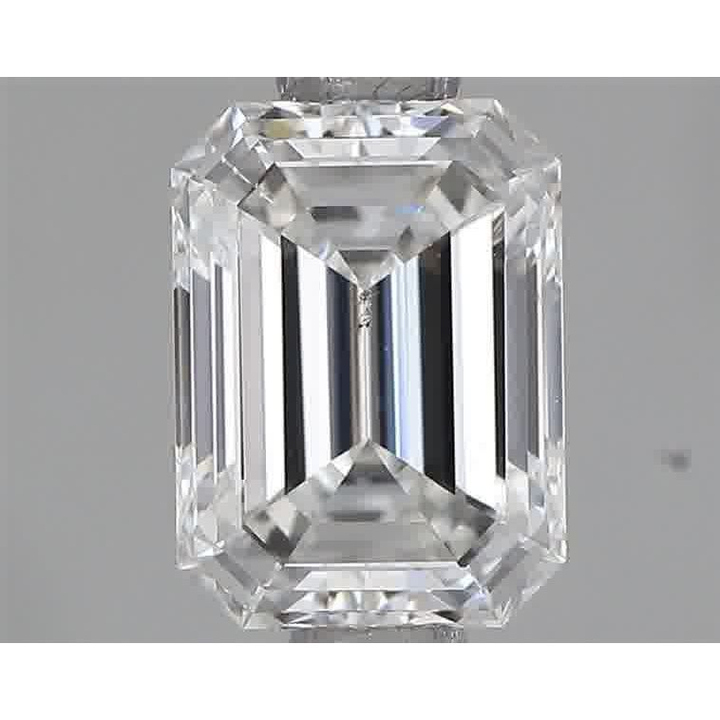 0.73 Carat Emerald Loose Diamond, F, SI1, Super Ideal, GIA Certified | Thumbnail