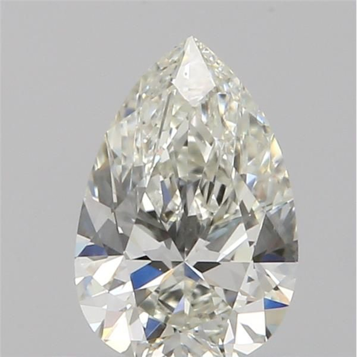 0.50 Carat Pear Loose Diamond, I, IF, Ideal, GIA Certified