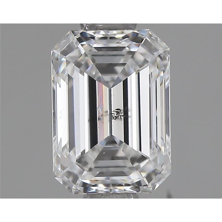 0.73 Carat Emerald Loose Diamond, F, SI2, Ideal, GIA Certified | Thumbnail
