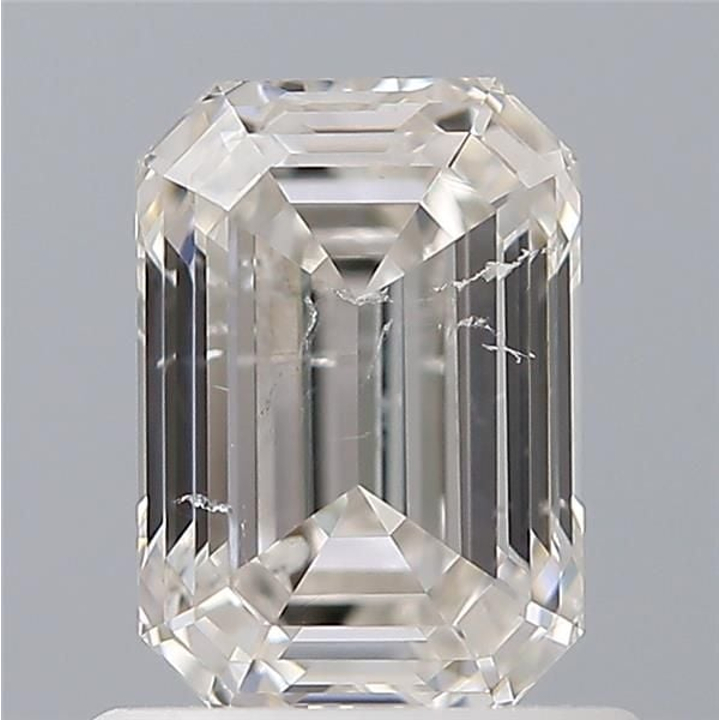 0.90 Carat Emerald Loose Diamond, I, SI2, Super Ideal, GIA Certified | Thumbnail