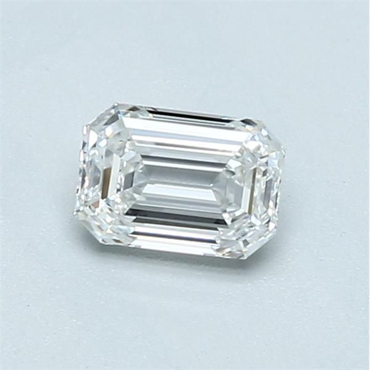 0.53 Carat Emerald Loose Diamond, E, VVS1, Ideal, GIA Certified