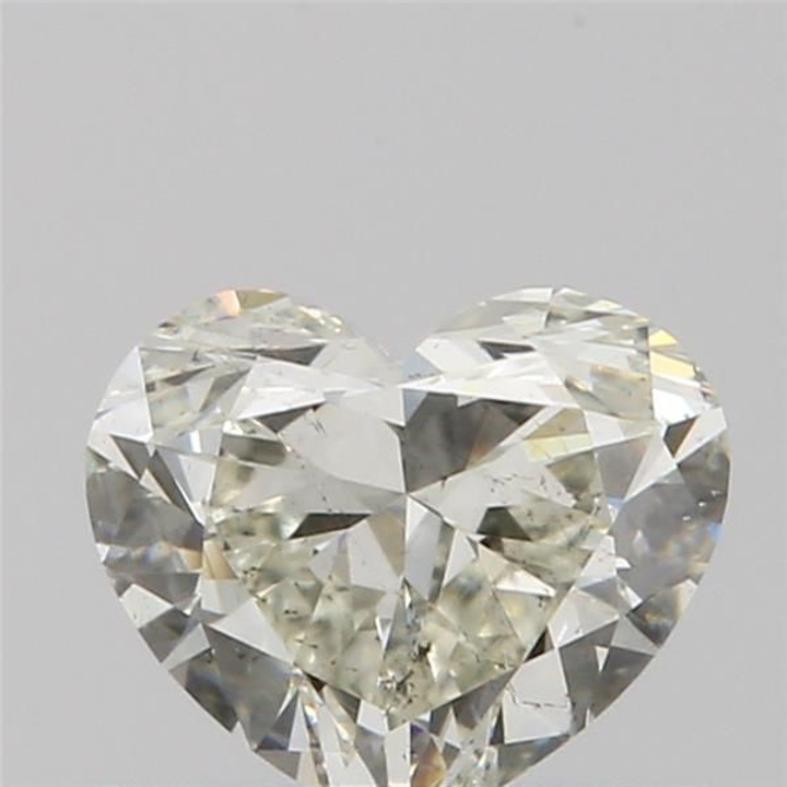 0.52 Carat Heart Loose Diamond, K, SI1, Ideal, GIA Certified