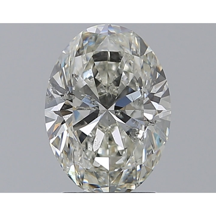 2.01 Carat Oval Loose Diamond, I, SI2, Super Ideal, GIA Certified