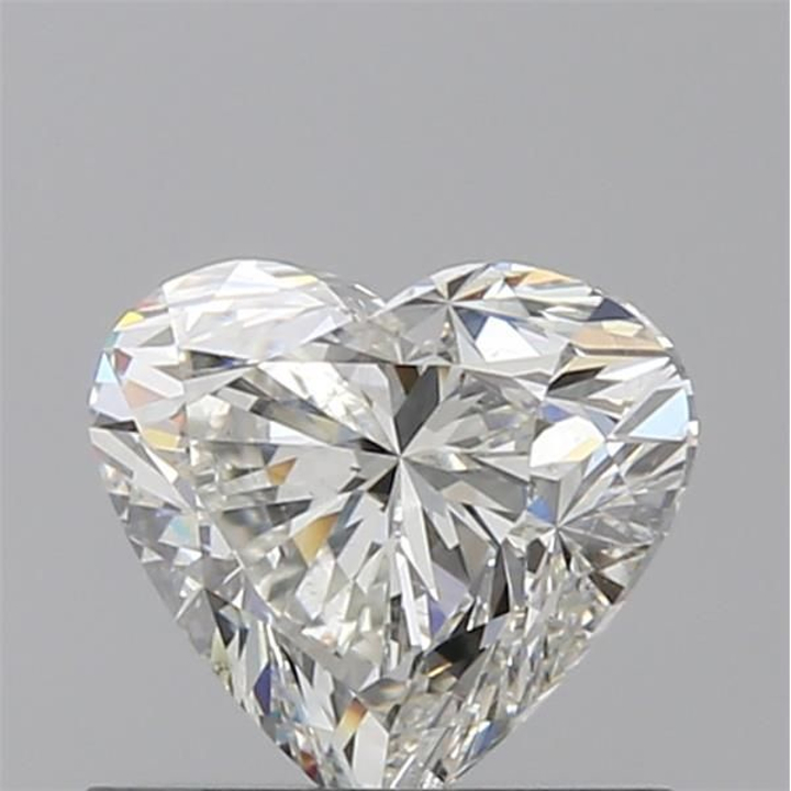 0.81 Carat Heart Loose Diamond, J, SI2, Ideal, GIA Certified