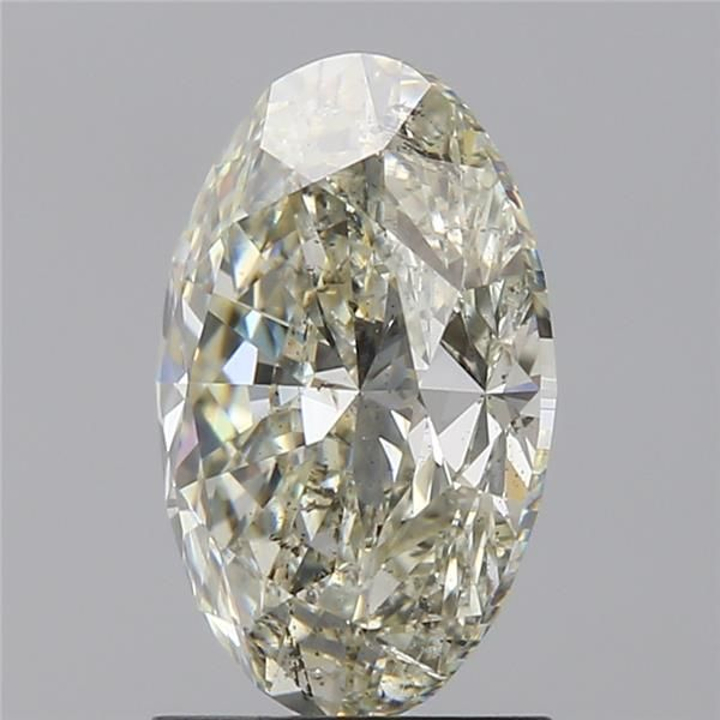 2.01 Carat Oval Loose Diamond, L, SI2, Super Ideal, GIA Certified