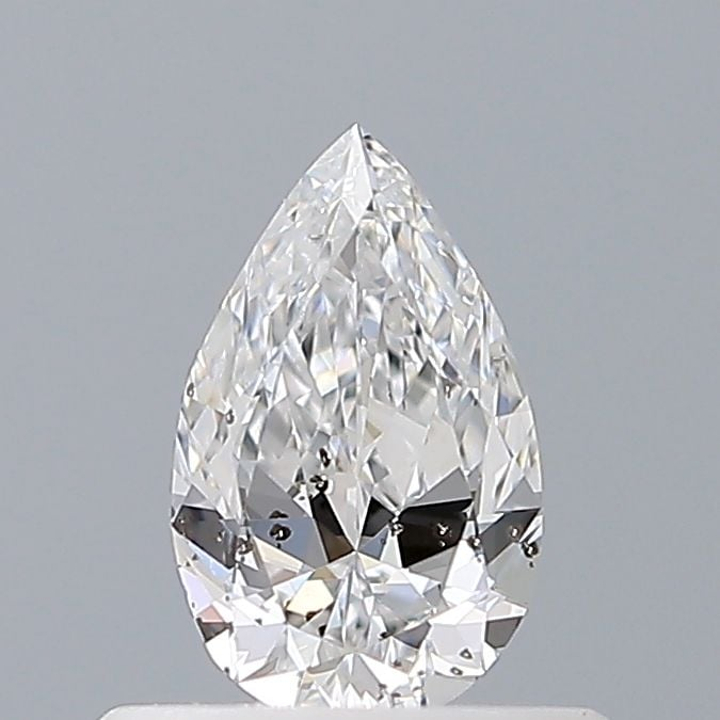 0.40 Carat Pear Loose Diamond, D, SI2, Ideal, GIA Certified | Thumbnail