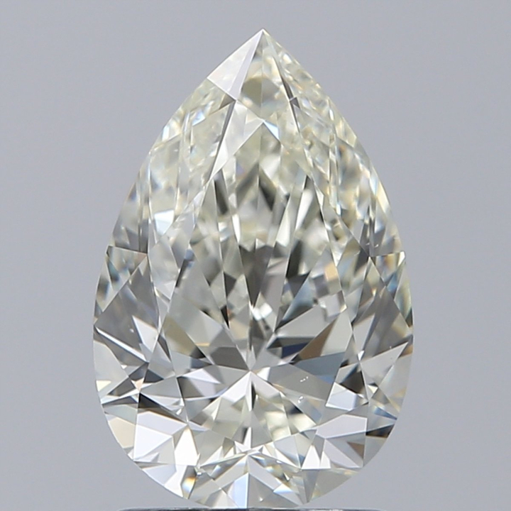 1.62 Carat Pear Loose Diamond, K, VS2, Super Ideal, GIA Certified | Thumbnail