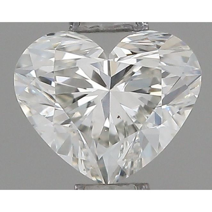 0.40 Carat Heart Loose Diamond, H, VS1, Ideal, GIA Certified