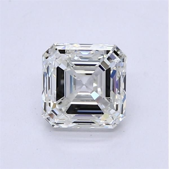 0.91 Carat Asscher Loose Diamond, H, VVS2, Super Ideal, GIA Certified