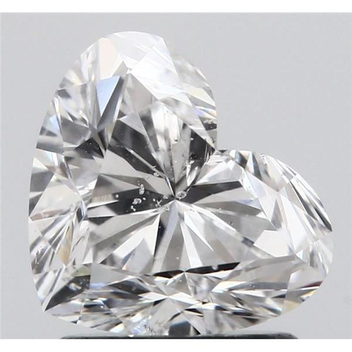 1.52 Carat Heart Loose Diamond, D, SI2, Super Ideal, GIA Certified | Thumbnail