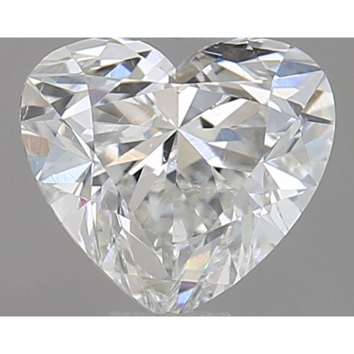 0.55 Carat Heart Loose Diamond, F, SI1, Ideal, GIA Certified