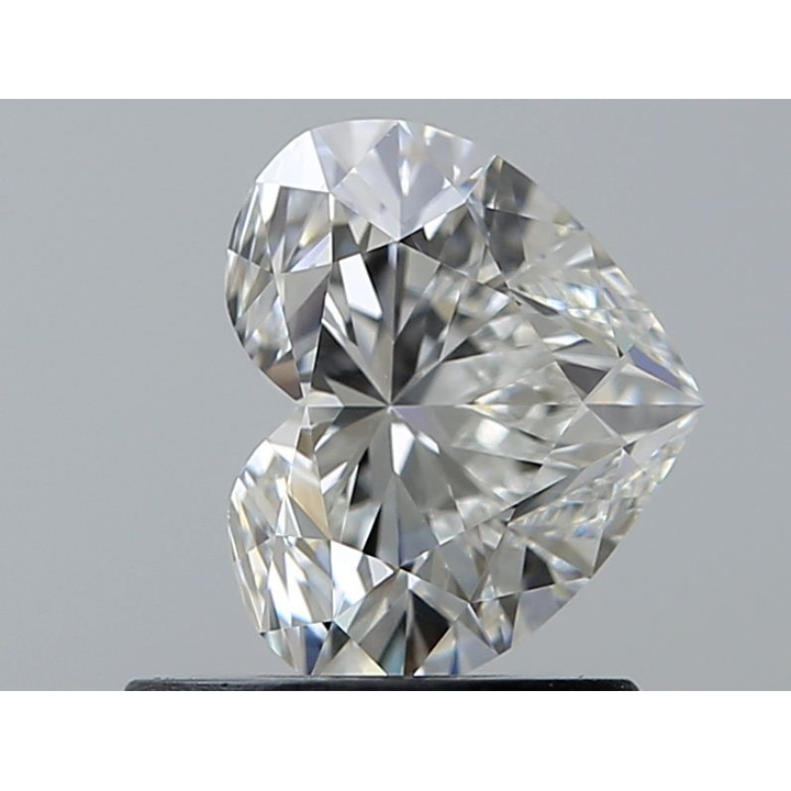0.90 Carat Heart Loose Diamond, F, VVS2, Super Ideal, GIA Certified