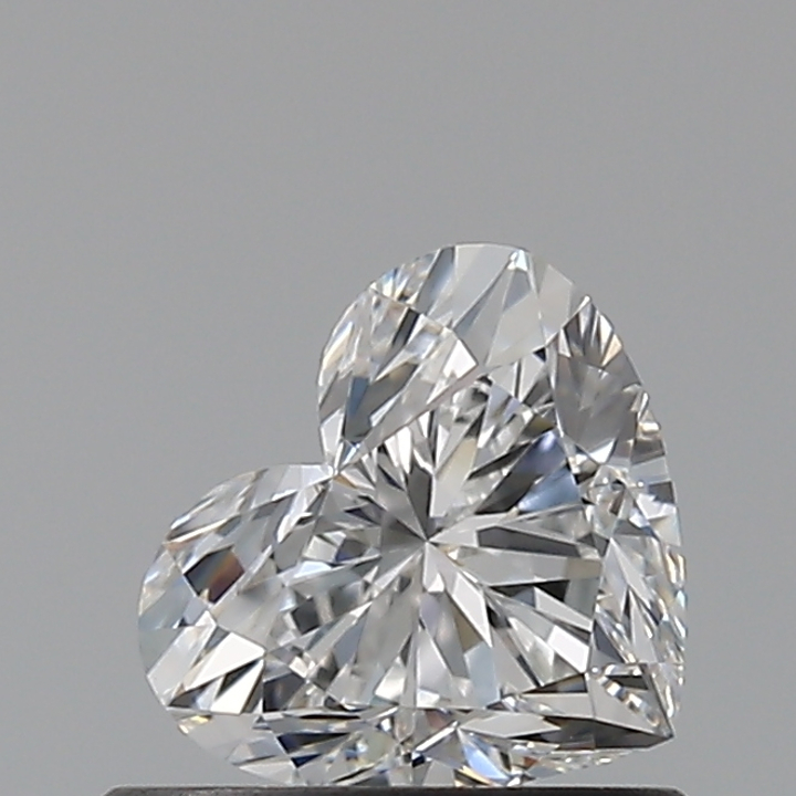 0.56 Carat Heart Loose Diamond, E, IF, Super Ideal, GIA Certified
