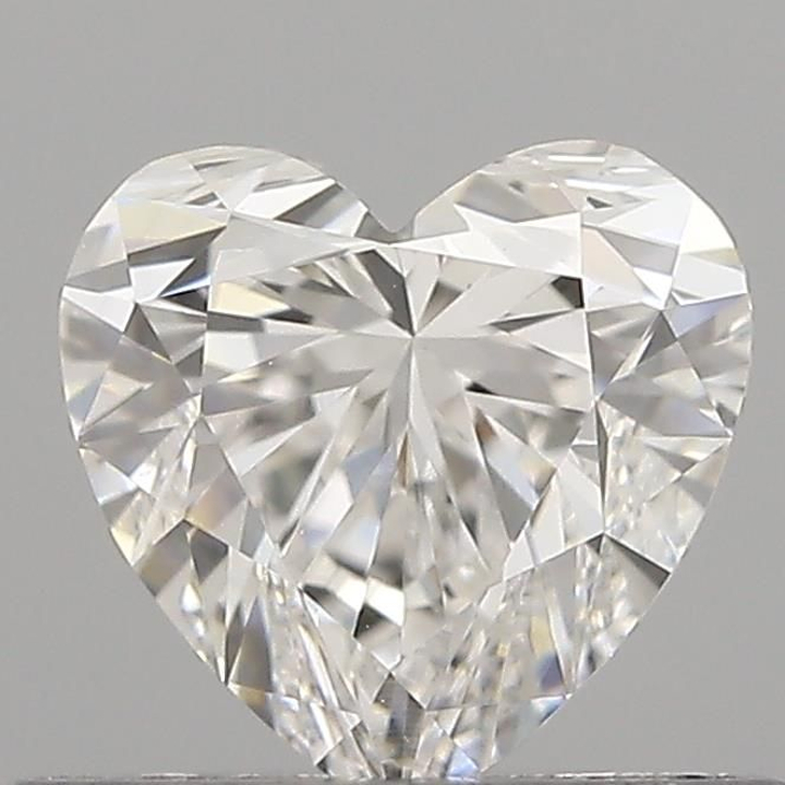 0.53 Carat Heart Loose Diamond, F, VVS1, Ideal, GIA Certified