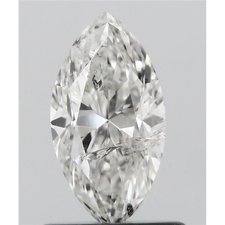 0.80 Carat Marquise Loose Diamond, J, I2, Good, GIA Certified | Thumbnail