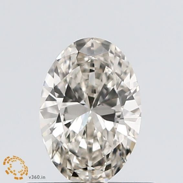 0.50 Carat Oval Loose Diamond, L, VVS1, Good, GIA Certified