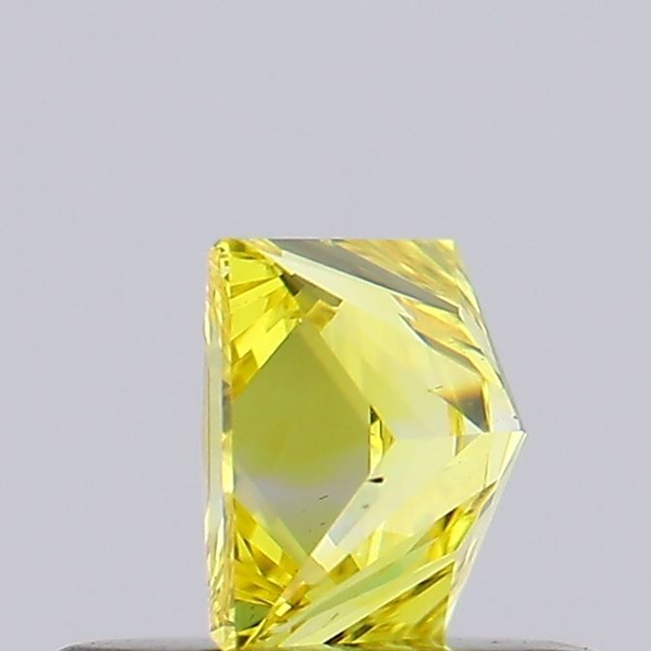 Lab Grown Diamond: 0.49 Carat Princess Loose Diamond, Fancy Vivid Yellow, SI1, Very Good, IGI Certified | Thumbnail