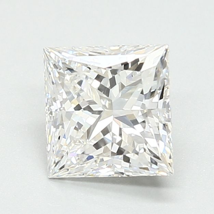 Lab Grown Diamond: 1.29 Carat Princess Loose Diamond, D, VVS2, Super Ideal, IGI Certified | Thumbnail
