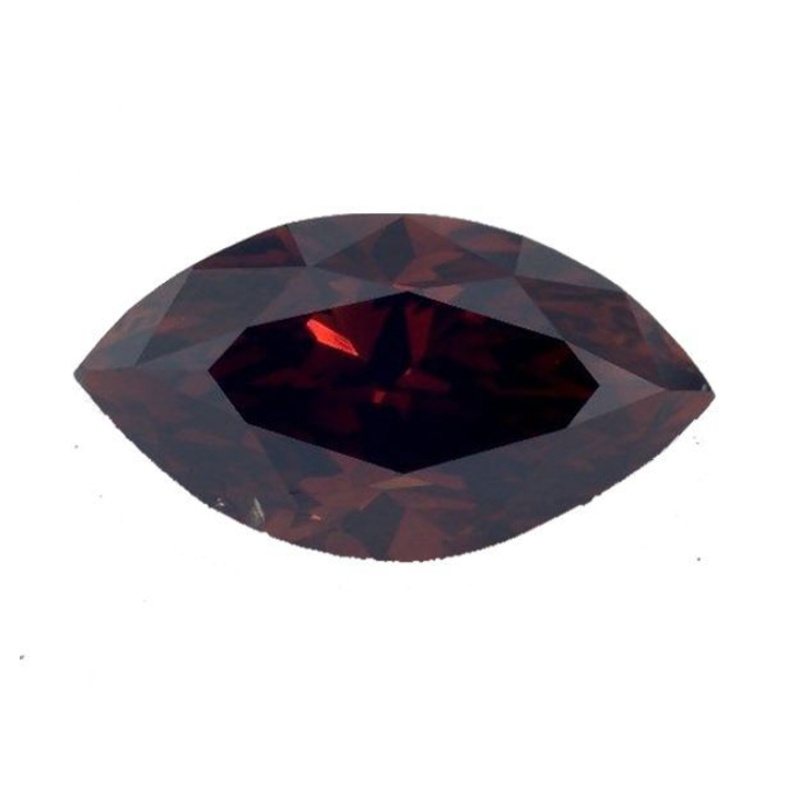 0.56 Carat Marquise Loose Diamond, Fancy Red Brown, SI1, Very Good, IGI Certified