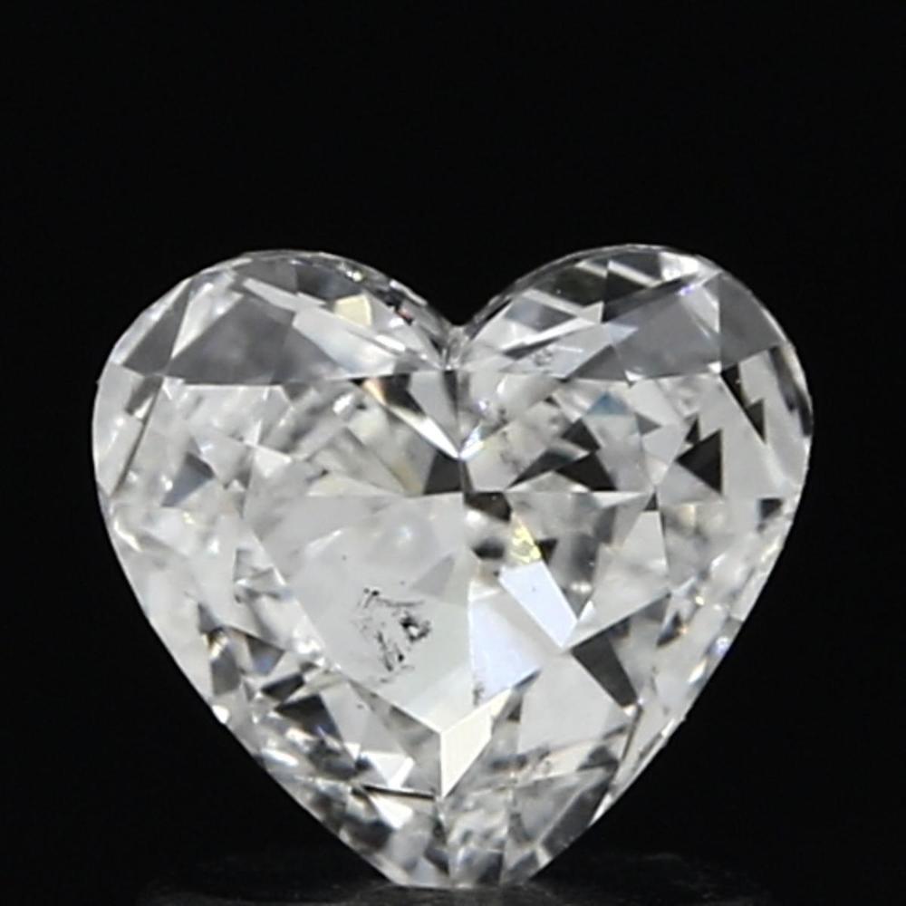0.72 Carat Heart Loose Diamond, F, SI1, Very Good, GIA Certified | Thumbnail