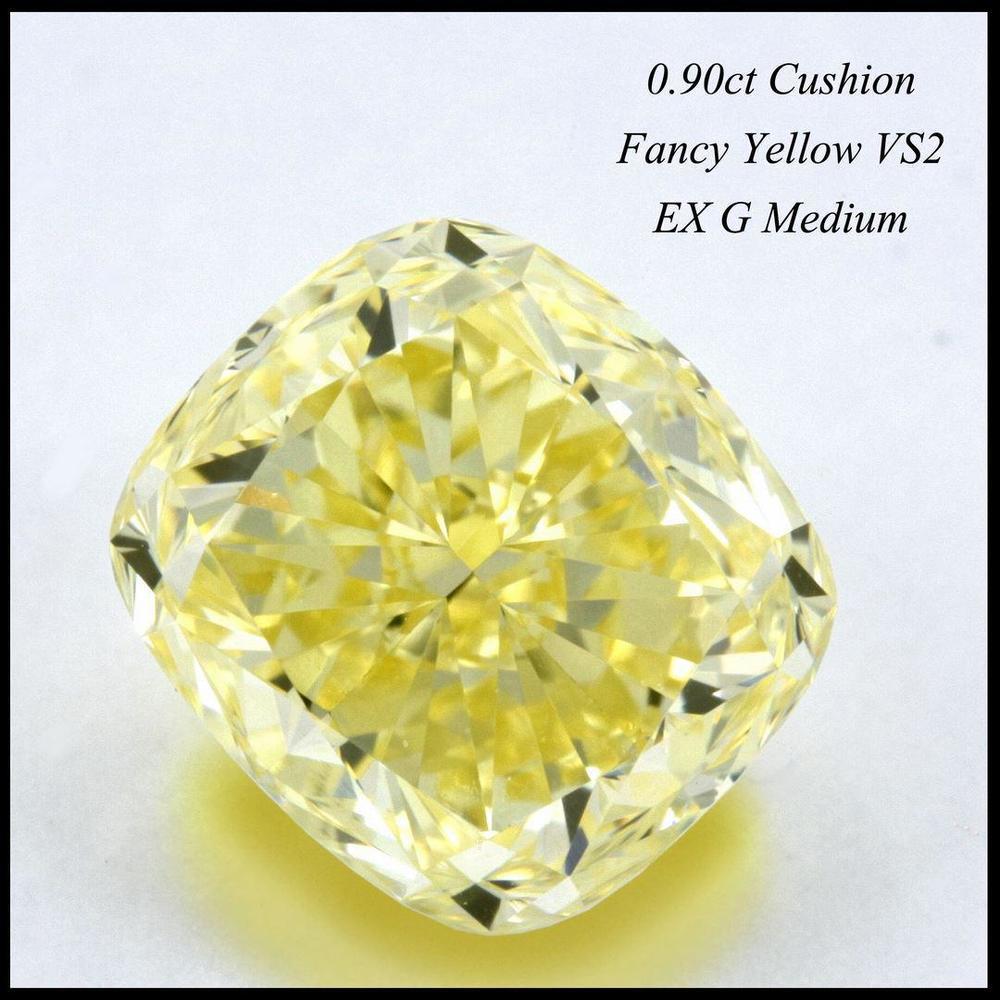 0.90 Carat Cushion Loose Diamond, , VS2, Good, GIA Certified | Thumbnail
