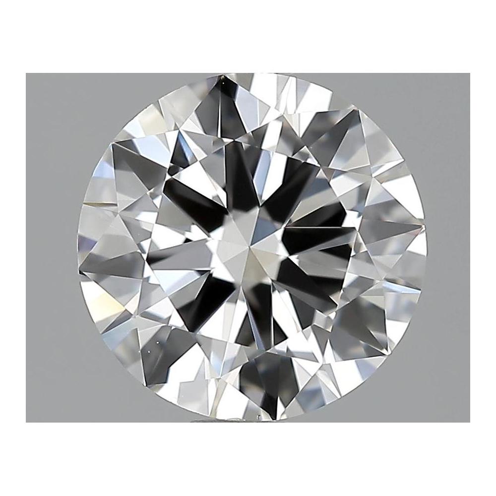 2.00 Carat Round Loose Diamond, D, VS1, Excellent, GIA Certified