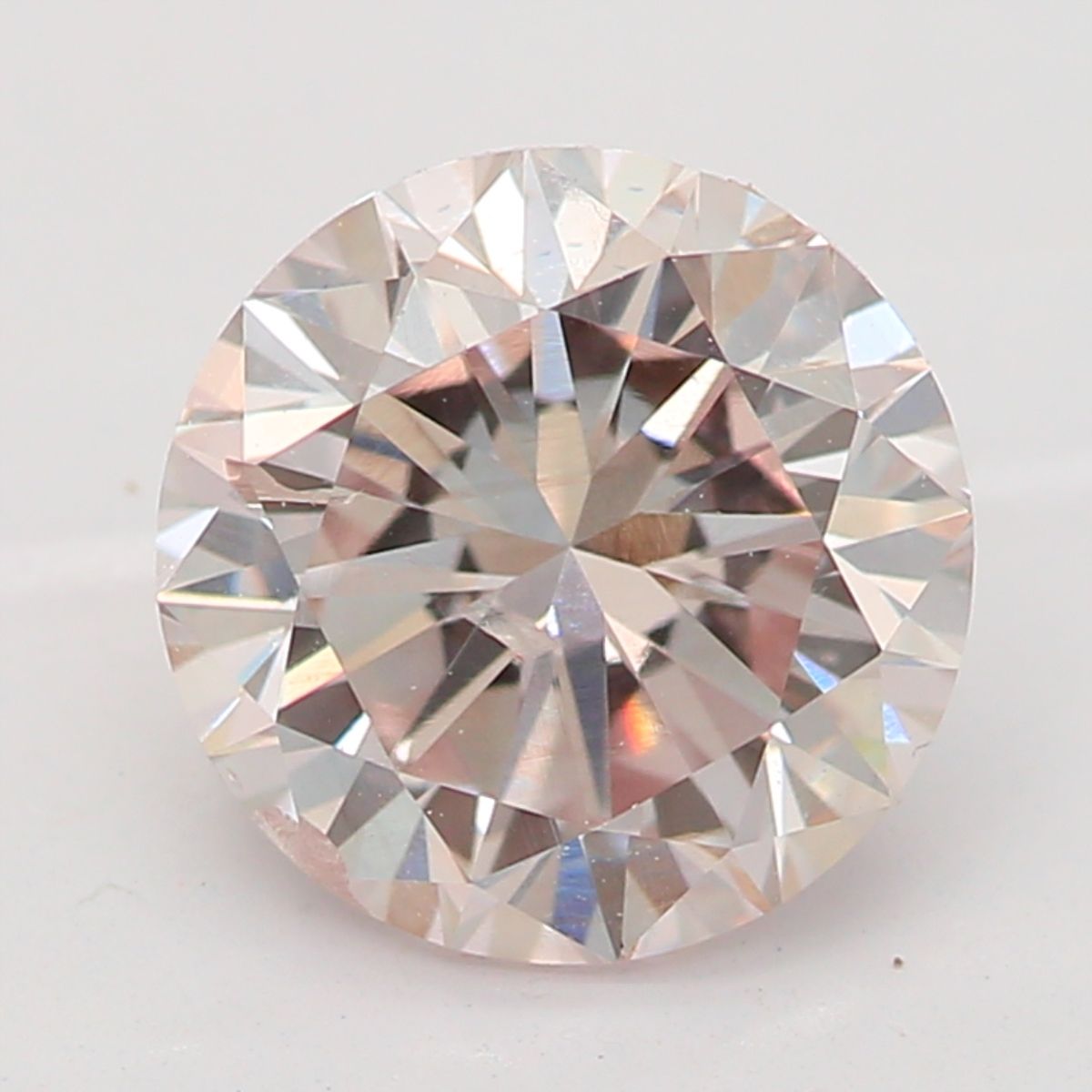 1.00 Carat Round Loose Diamond, Very Light Pink, SI2, Good, GIA Certified | Thumbnail