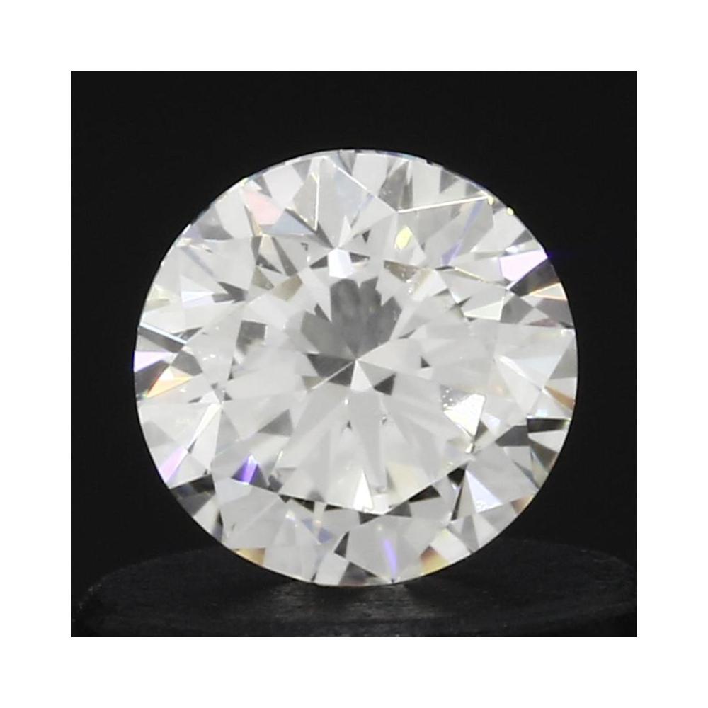 0.37 Carat Round Loose Diamond, H, VVS2, Excellent, GIA Certified