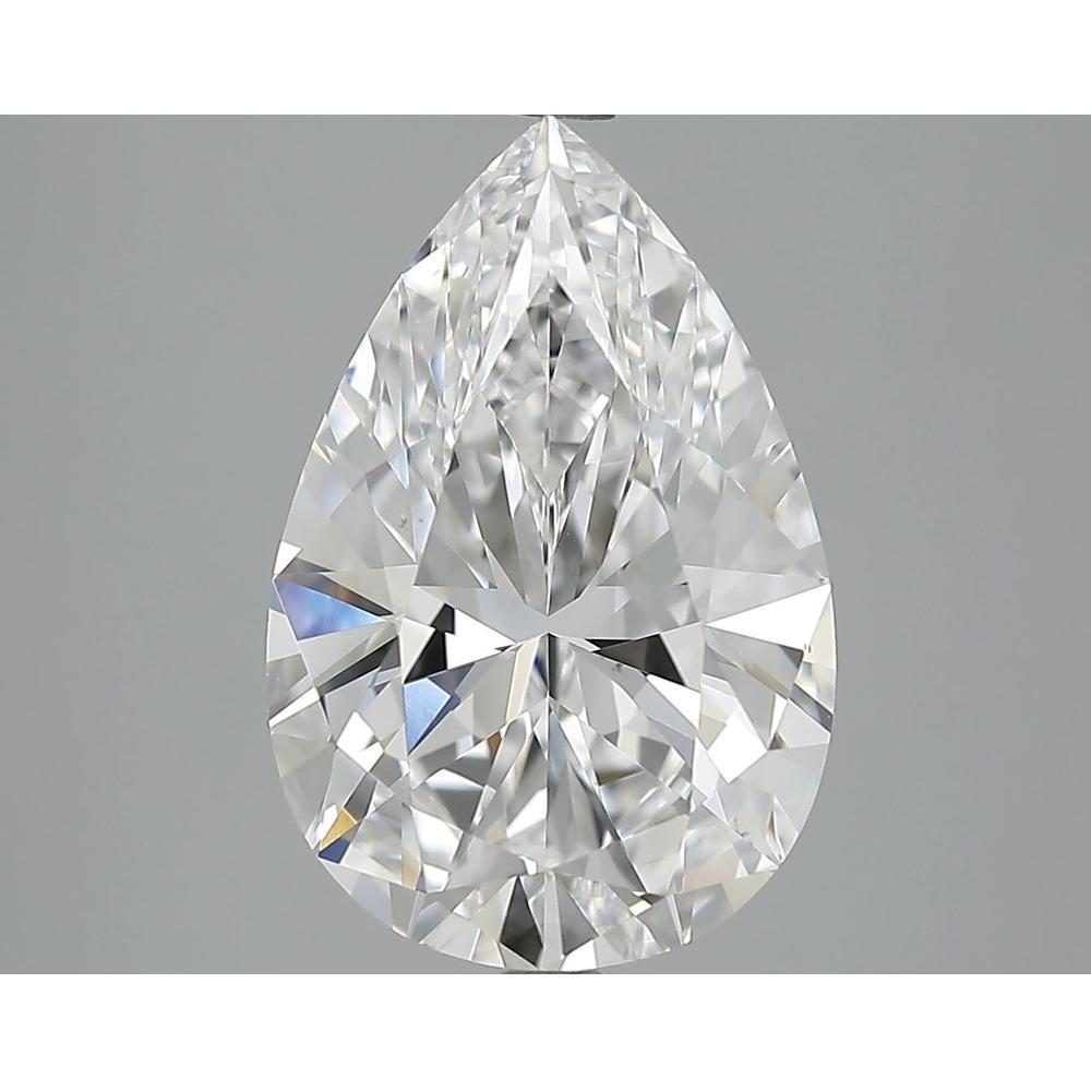 5.03 Carat Pear Loose Diamond, E, VS2, Ideal, GIA Certified | Thumbnail